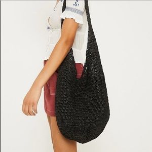 UO straw tote bag
